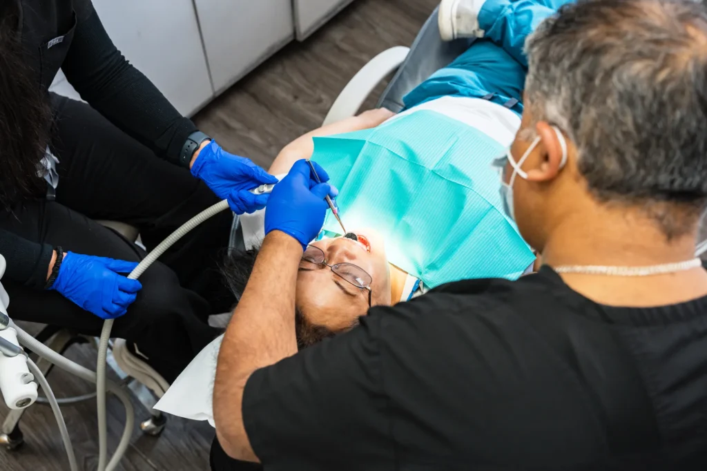kerrisdale-dental-dr-dhir-treating-patient